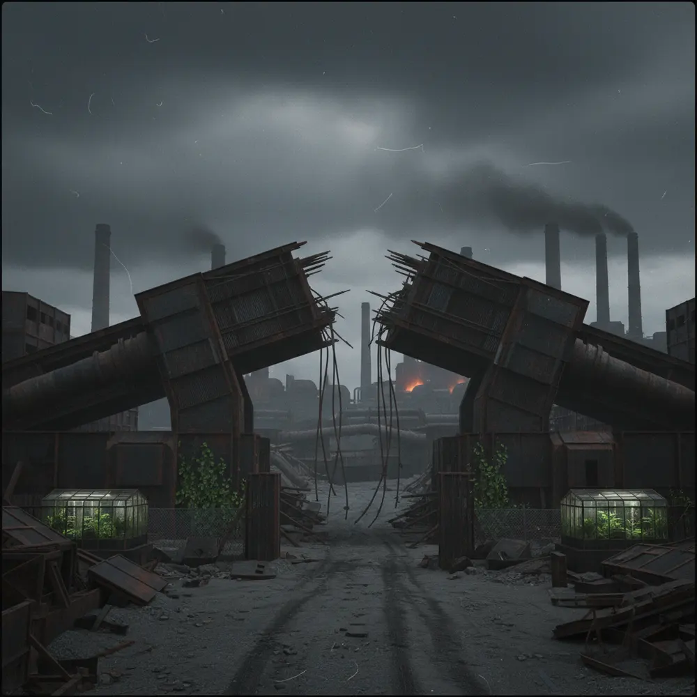 A ruin in the Wasteland